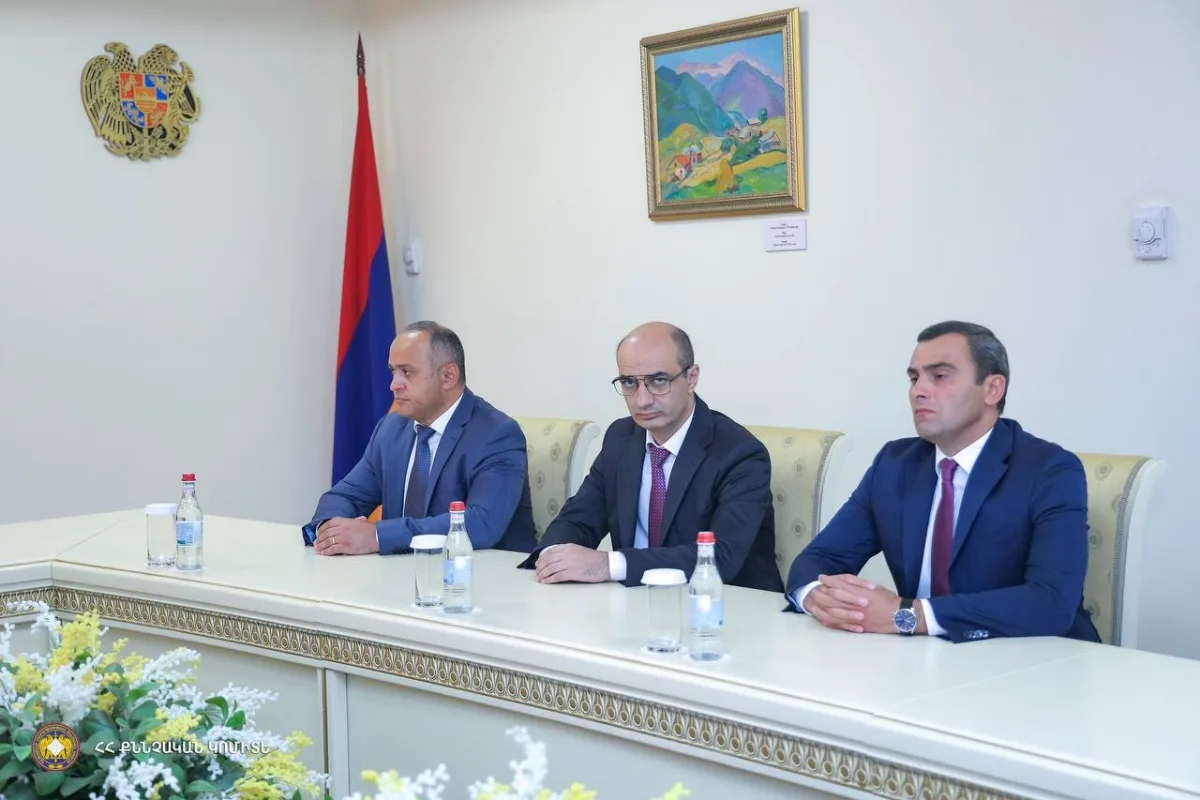 Քննչական կոմիտեի նախագահ Արթուր Պողոսյանը ներկայացրել է գլխավոր վարչության նորանշանակ պետին