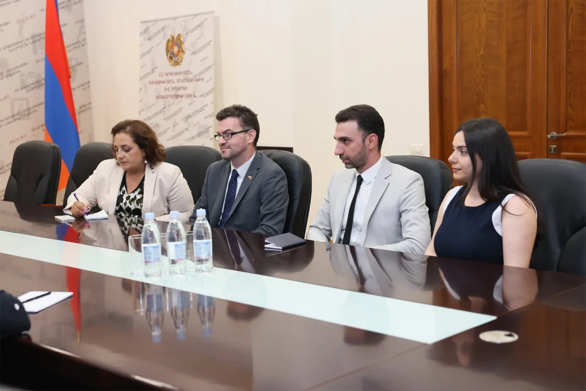 Ժաննա Անդրեասյանն ընդունել է Հայաստանում Միացյալ Թագավորության դեսպանին