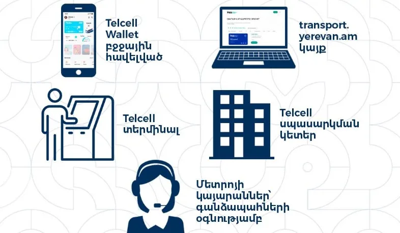 Անհարմարություններից խուսափելու համար տրանսպորտային քարտերը ձեռք բերելուց հետո դրանք պետք է լիցքավորել նախապես. Երևանի քաղաքապետարան