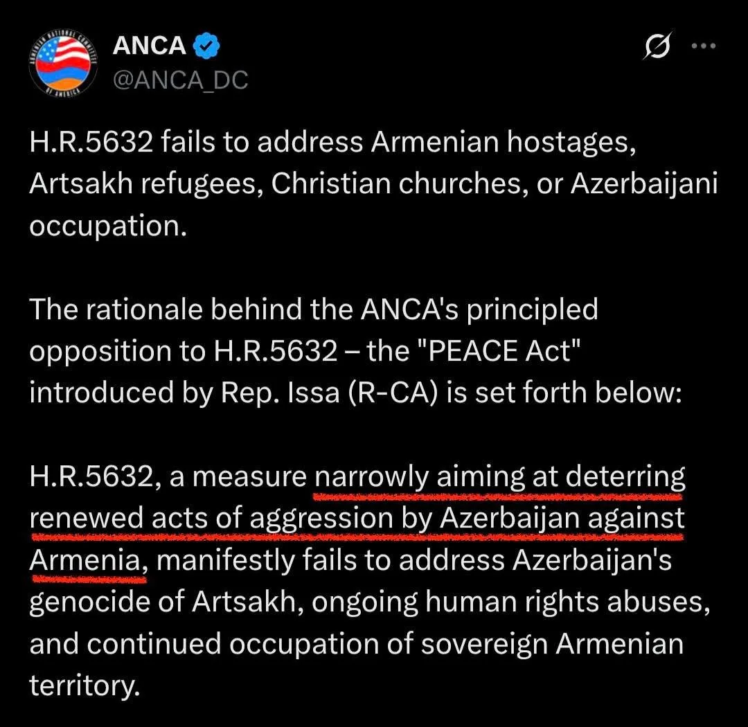 АРФД выступает против законопроекта «О мире», вводящего санкции против азербайджанской элиты: Арег Данагулян
