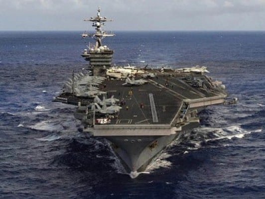 Самый современный авианосец США прибыл в Карибское море