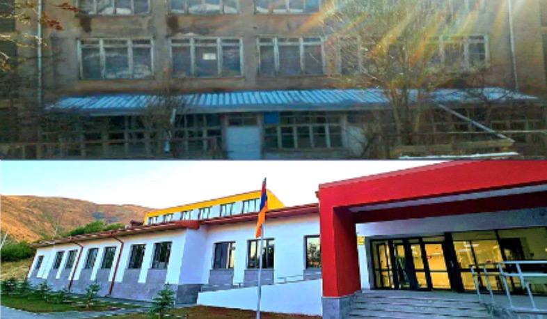 На месте ветхого здания школы в Вагатине, которому было 62 года, было построено новое. Чахоян
