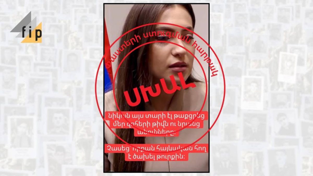 Депутат Анна Мкртчян ошибается: FIP