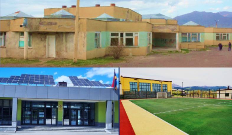 Здание Степанаванской начальной школы № 3 давно пришло в упадок, и на его месте было построено новое. Чахоян