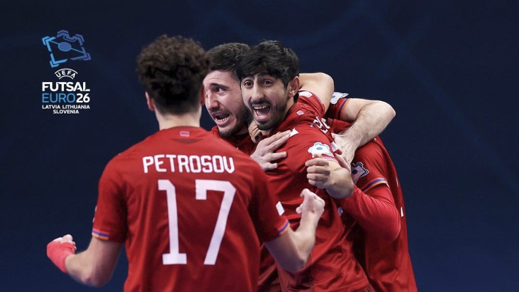 Եվրոպայի առաջնությունում ֆուտզալի Հայաստանի հավաքականը մեկնարկեց պատմական հաղթանակով։