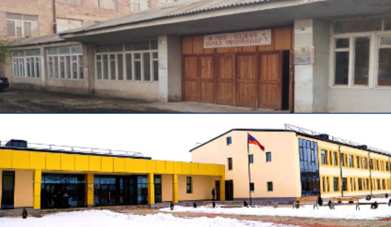 В поселке Покр Веди построена новая сейсмостойкая школа, рассчитанная на 432 ученика. Чакхоян
