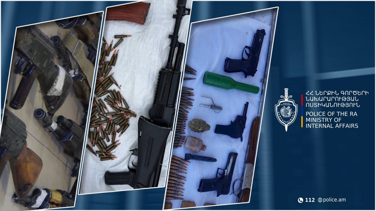 Համայնքային ոստիկանների բացատրական աշխատանքի շնորհիվ կամավոր հանձնվել է մեծ քանակի զենք-զինամթերք. տեսանյութ