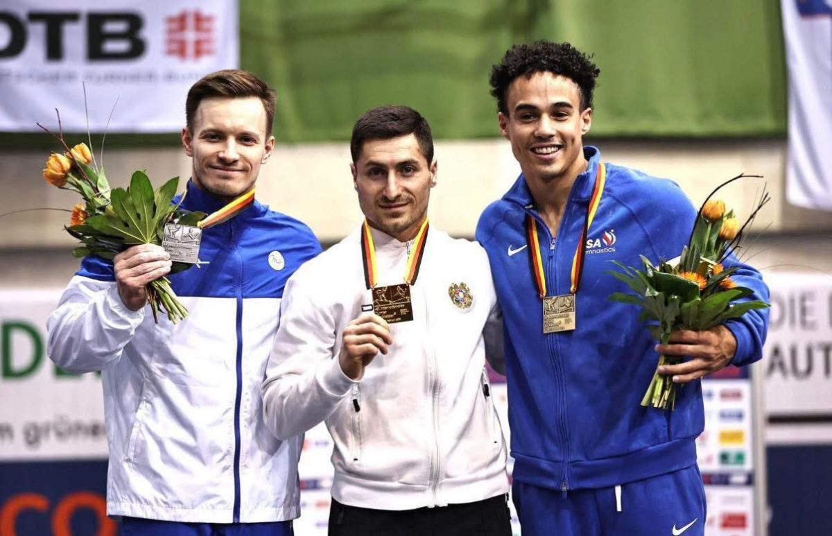 Артур Аветисян, представлявший Армению, занял первое место на чемпионате мира в Германии.
