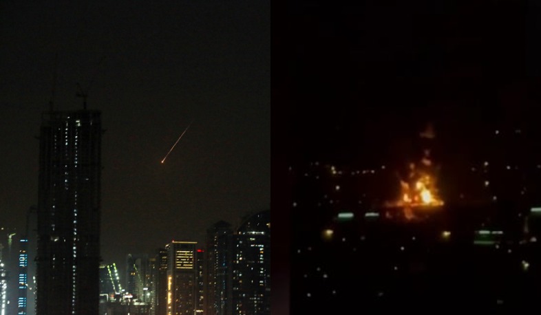 Важно: Удар БПЛА вызвал пожар у Международного аэропорта Дубая