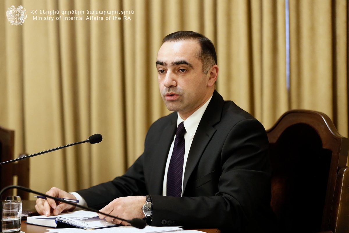 Важное кадровое решение: Ара Фиданян освобожден от должности генсека МВД.