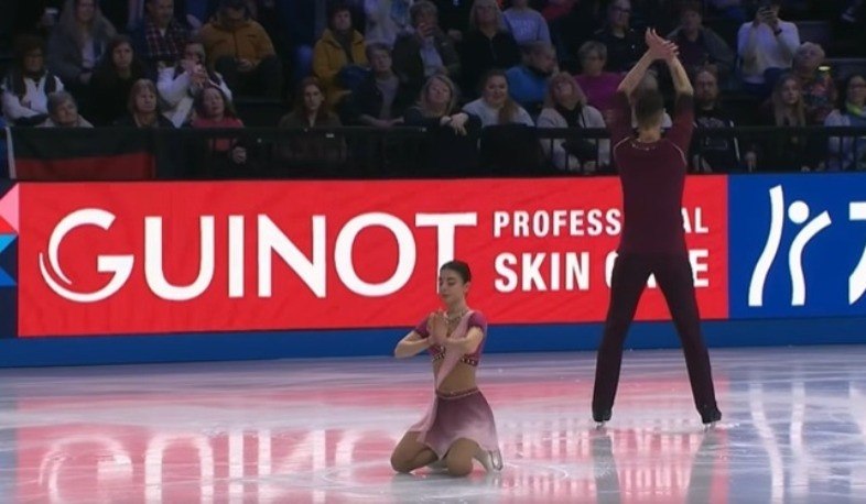 Исторический успех: армянская пара в топ-10 Чемпионата мира по фигурному катанию.