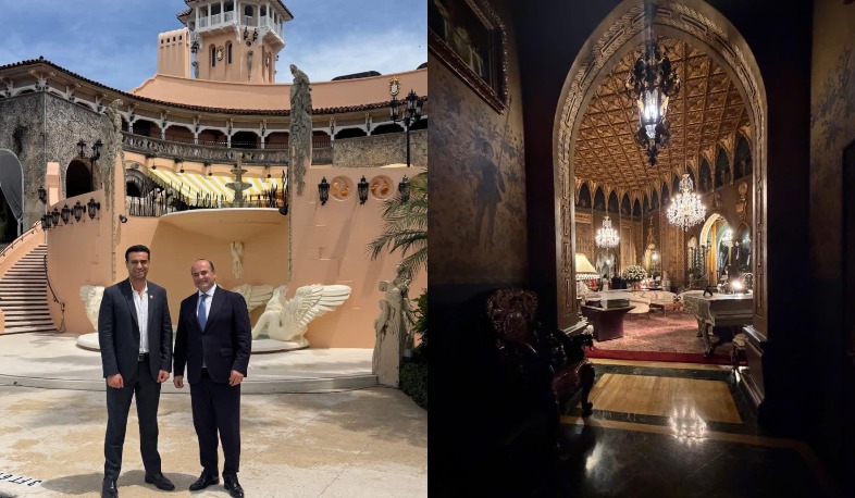 Посол Нарек Мкртчян принял участие в приеме, организованном в особняке Дональда Трампа.