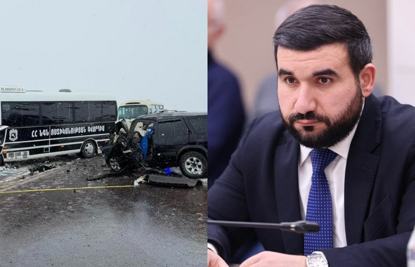 Автобус, потерпевший аварию в Апаране в 7:50, никоим образом не мог сопровождать автобус премьер-министра, отправляющийся из Еревана в 8:00. Ваагн Алексанян