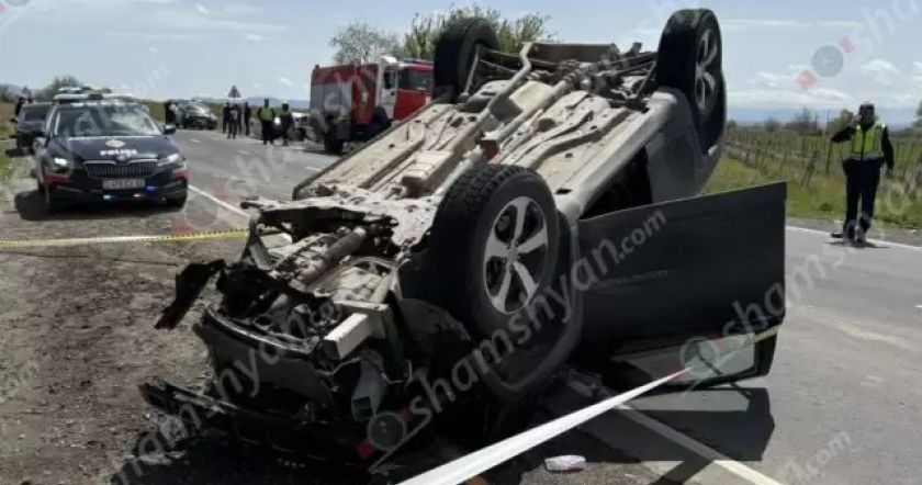 ДТП в Араратской области: столкнулись «Opel» и «Jeep», 1 погибший, 2 раненых.