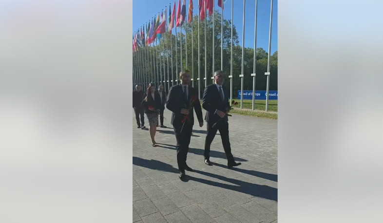 В Страсбурге почтили память невинных жертв Геноцида армян. Рубен Рубинян