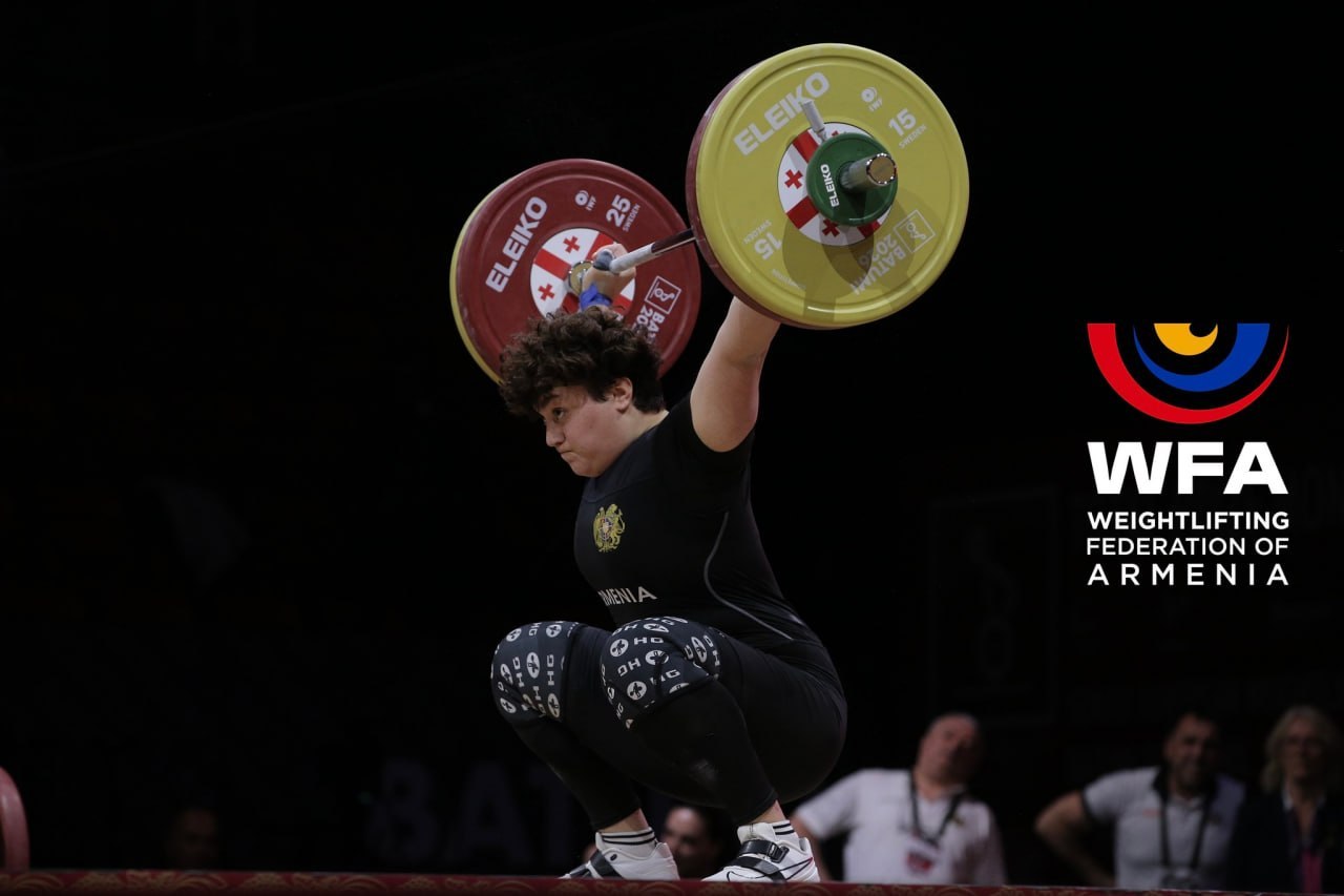 Эмма Погосян, чемпионка Европы по тяжелой атлетике