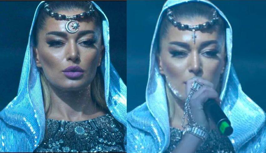 Фотография Иветы Мукучян была подделана. Кулон на самом деле в виде креста.