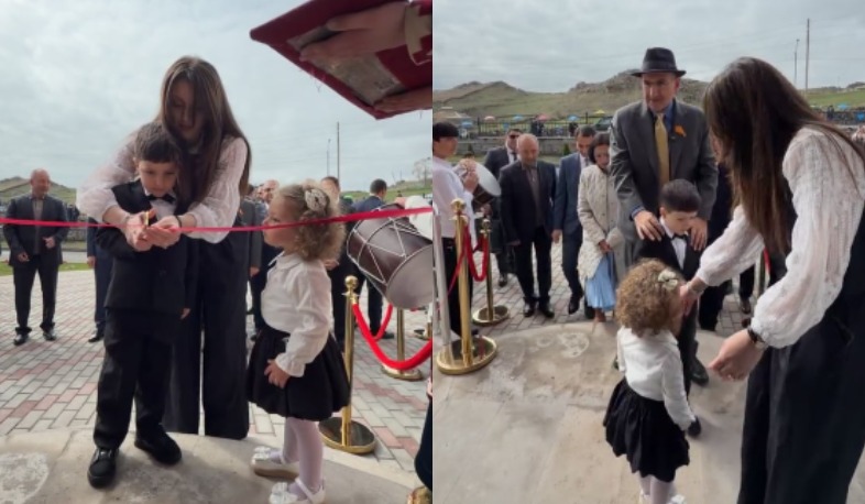 Детский сад поселка Бердкунк построен; премьер-министр участвует в открытии.