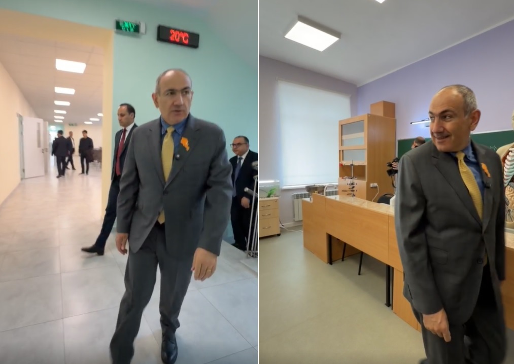 Средняя школа №2 населенного пункта Сарухан Гаварской общины отремонтирована. Никол Пашинян