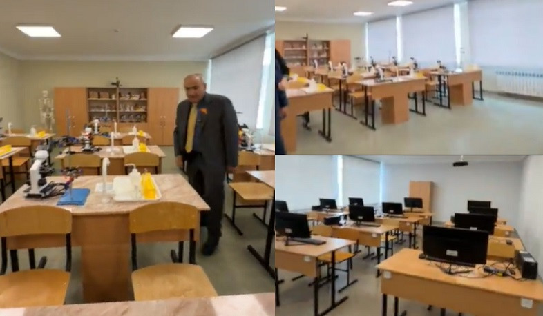 Средняя школа №1 населенного пункта Норатус отремонтирована. Пашинян опубликовал видео.