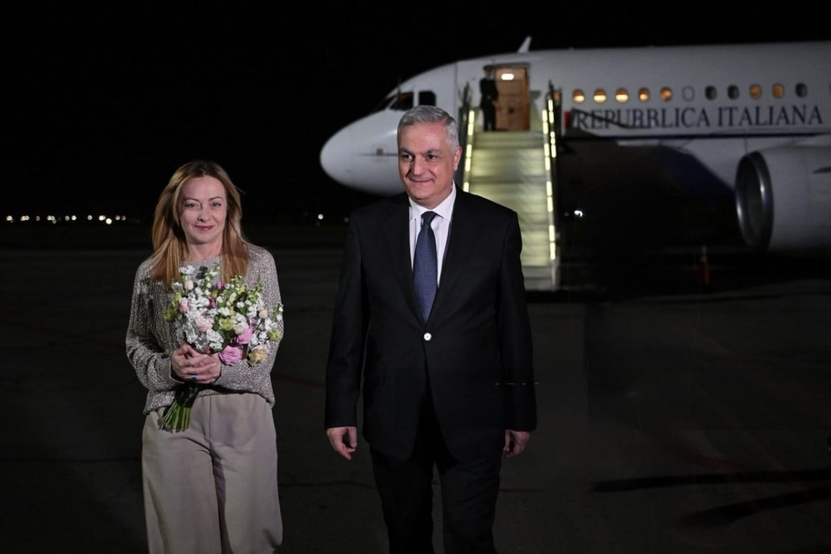 Премьер-министр Италии Джорджа Мелони прибыла в Ереван.