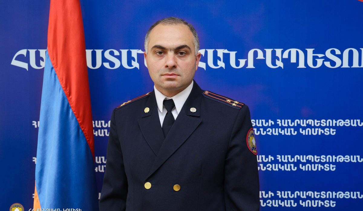 Гагик Аракелян назначен начальником Араратского областного следственного управления Следственного комитета РА.
