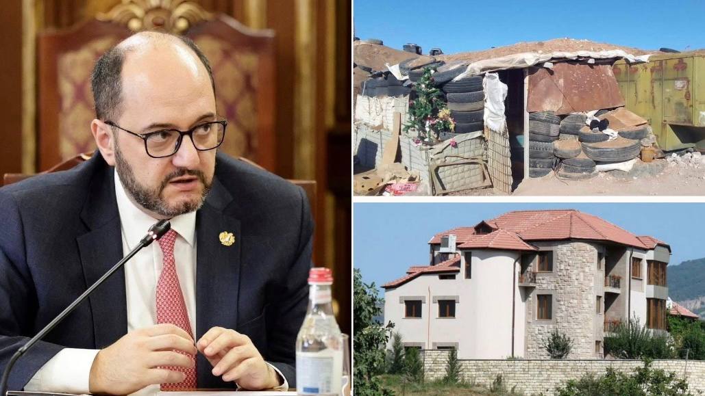 На фотографии дом карабахского генерала, который он построил, затем продал армии, а потом сам жил в нем бесплатно. Араик Арутюнян