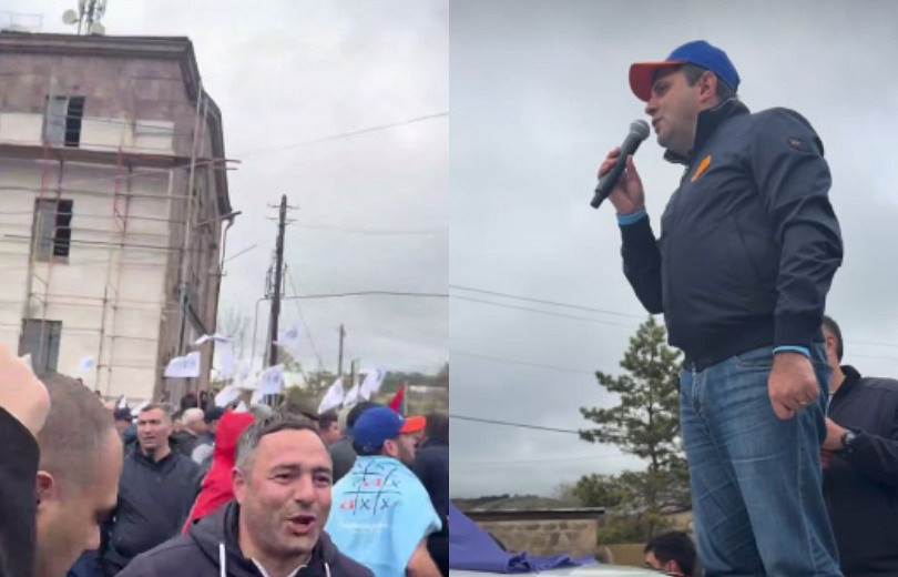 В Ташире предпринята попытка воспрепятствовать кампании под руководством Папикяна; 10 задержанных.