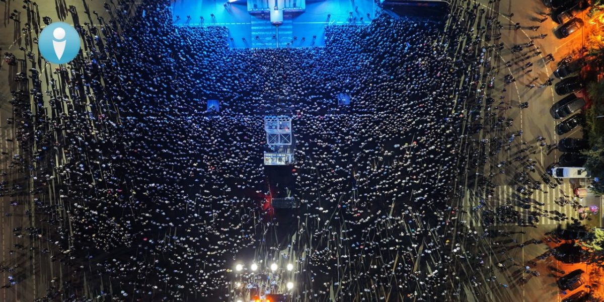 На митинге партии «Гражданский договор» на площади Вардананц по состоянию на 21:08 присутствовало около 7700 человек.