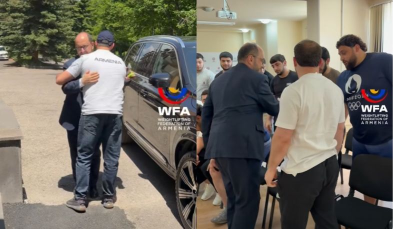 Արայիկ Հարությունյանը հանդիպել է ծանրորդներին.