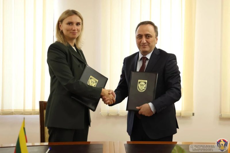 Подписана программа сотрудничества между министерствами обороны Армении и Литвы на 2027 год.