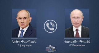 Состоялся телефонный разговор премьер-министра Никола Пашиняна с Владимиром Путиным.
