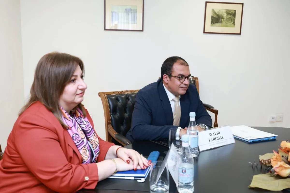 Геворг Папоян принял генерального секретаря Глобального инвестиционного фонда Валида Фаргала на ежегодном инвестиционном совещании AIM.