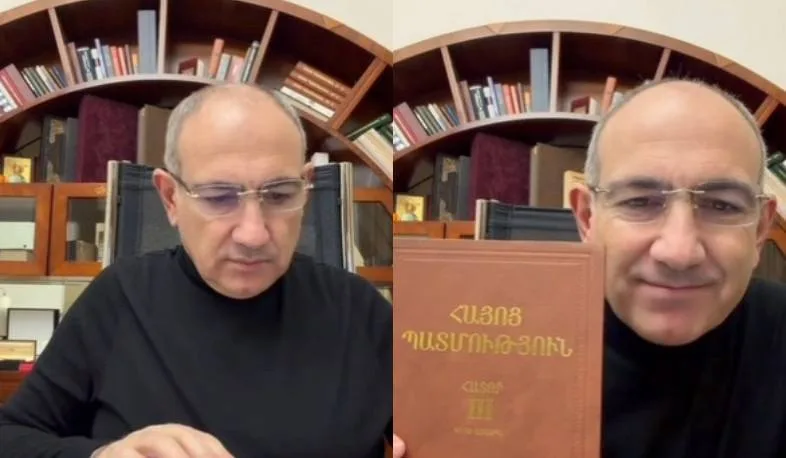 В феврале я закончу первую книгу третьего тома «Истории Армении», а что читаете вы? Премьер-министр