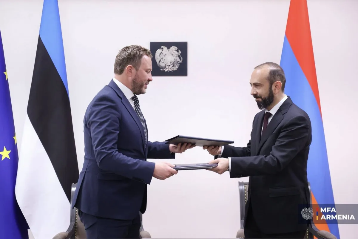 Министры иностранных дел Армении и Эстонии подписали меморандум о взаимопонимании.