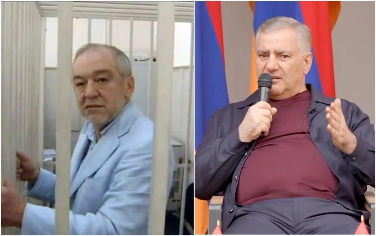 На фотографии рядом с Калугацким находится Левон Айрапетян, который, по крайней мере, немало сделал для Карабаха и не пытался превратить сделанную им благотворительность в политический капитал. Он был арестован в России и умер в московской тюрьме. Ваагн Алексанян