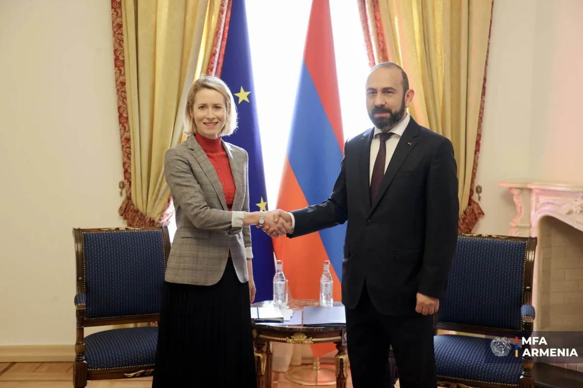 Встреча Мирзояна-Каллас в Ереване в рамках саммита Армения-ЕС
