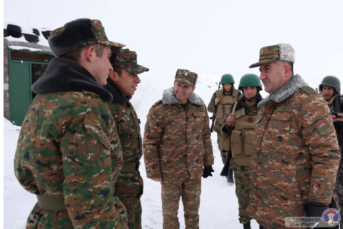 Начальник Генерального штаба Вооруженных Сил посетил восточную приграничную зону.