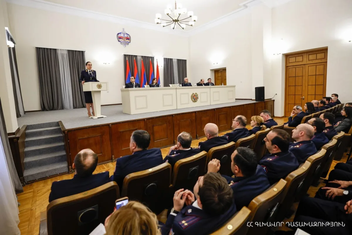 На расширенном заседании Коллегии прокуратуры состоялась церемония принесения присяги прокурорами.