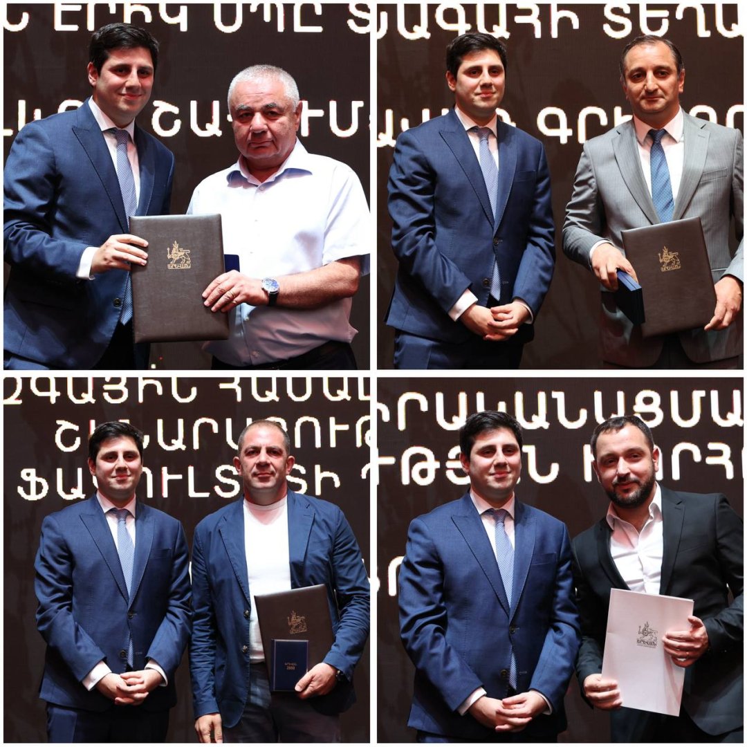 Շինարարի օրվա առթիվ Երևանի քաղաքապետարանի պարգևներ են հանձնել ոլորտի մասնագետներին