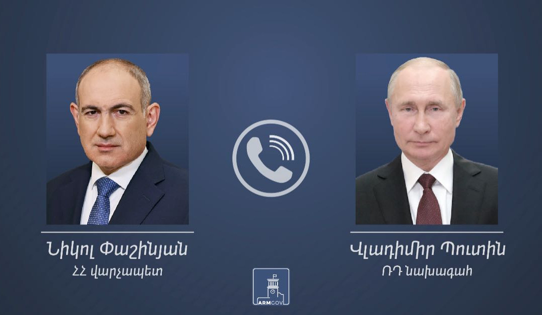 Փաշինյանը Պուտինին է ներկայացրել Վաշինգտոնում տեղի ունեցած բանակցությունների արդյունքները