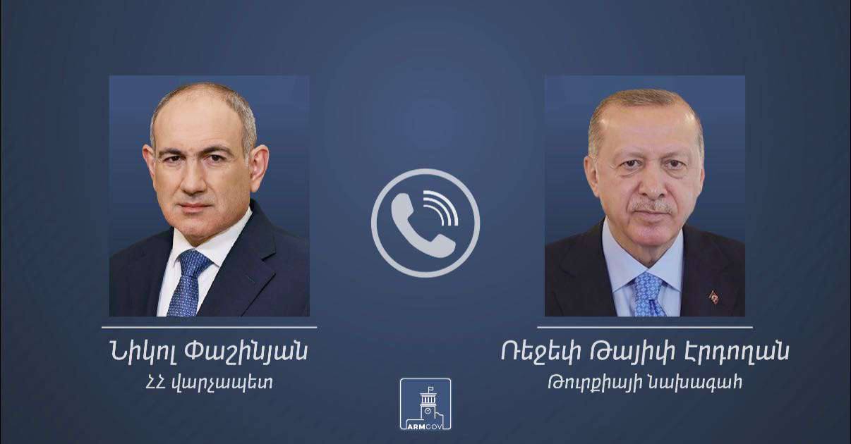 Փաշինյան-Էրդողան հեռախոսազրույց․ քննարկվել են խաղաղության պայմանագիրը և երկկողմ հարաբերությունները