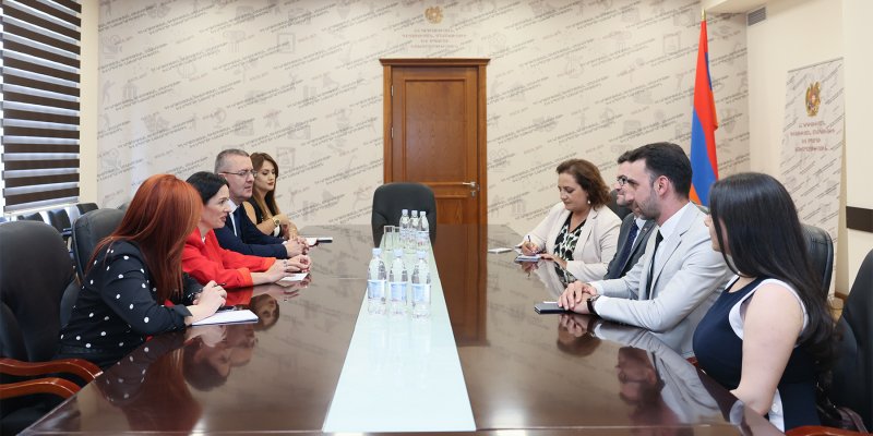 Ժաննա Անդրեասյանն ընդունել է Հայաստանում Միացյալ Թագավորության դեսպանին