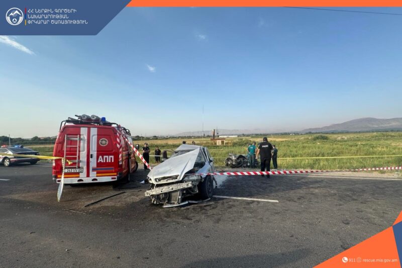 Երևան-Մեղրի ավտոճանապարհին ավտովթար է տեղի ունեցել, կան զոհեր ու վիրավոր